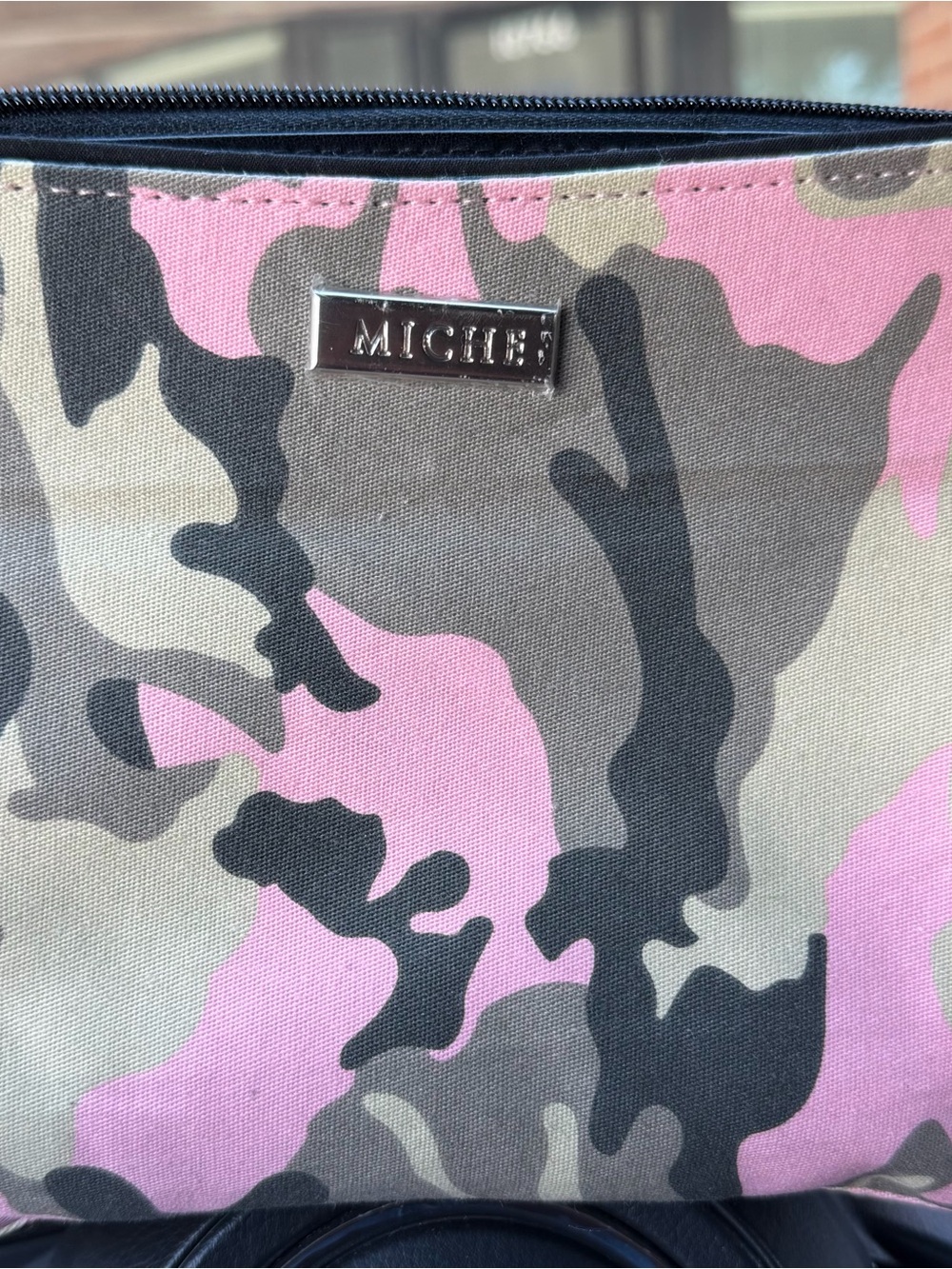 MICHE Pink Camo Canvas Tote Bag